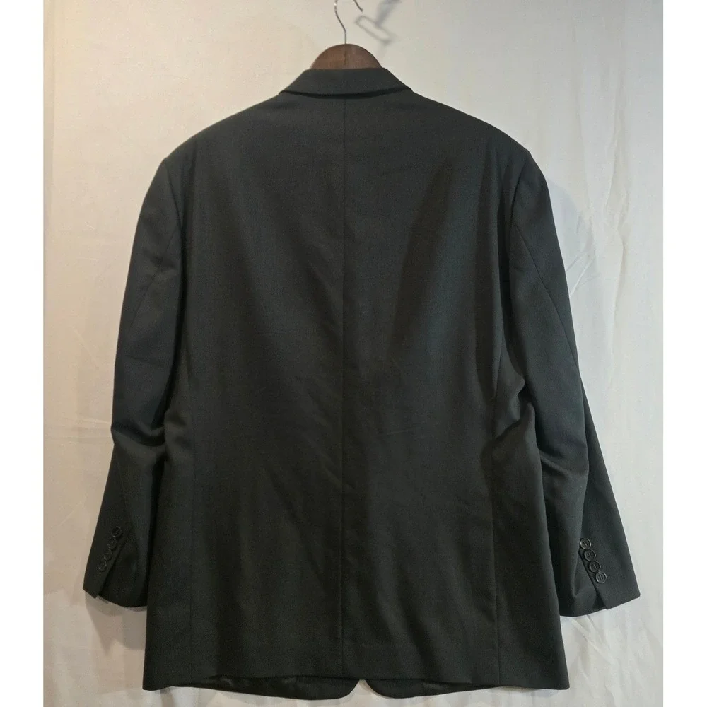 Vito Rufulo Men's‎ Charcoal Gray Wool Blend Suit Jacket Blazer Made in Italy M